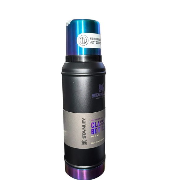 STANLEY Black Chroma Classic Bottle 1 QT NWT - Picture 2 of 10